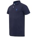 U.S. POLO ASSN. Herren Poloshirt Shortsleeve P039 Navy-Royal-Größe XXXL - Gr. 3XL