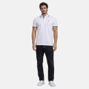 U.S. POLO ASSN. Herren Poloshirt Shortsleeve P040 Weiss-Royal-Größe XXL - Gr. 2XL