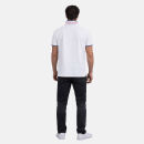 U.S. POLO ASSN. Herren Poloshirt Shortsleeve P040 Weiss-Royal-Größe XXL - Gr. 2XL