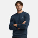 U.S. POLO ASSN. Herren Sweatshirt P042 Navy-Hellblau-Größe L - Gr. L