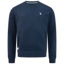 U.S. POLO ASSN. Herren Sweatshirt P042 Navy-Hellblau-Größe L - Gr. L