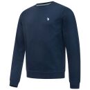 U.S. POLO ASSN. Herren Sweatshirt P042 Navy-Hellblau-Größe L - Gr. L