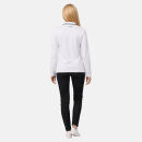 U.S. POLO ASSN. Damen Poloshirt Longsleeve P043 Weiss-Navy-Größe M - Gr. M
