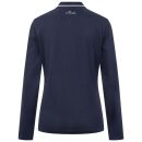 U.S. POLO ASSN. Damen Poloshirt Longsleeve P043 Navy-Weiss-Größe L - Gr. L