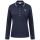 U.S. POLO ASSN. Damen Poloshirt Longsleeve P043 Navy-Weiss-Größe XL - Gr. XL