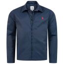 U.S. POLO ASSN. Herren Jacke P044 Navy-Rot-Größe 52 - Gr. XL