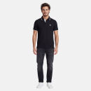 U.S. POLO ASSN. Herren Poloshirt Shortsleeve P040 Schwarz-Beige-Größe M - Gr. M