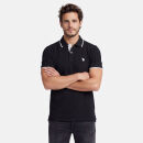 U.S. POLO ASSN. Herren Poloshirt Shortsleeve P040 Schwarz-Beige-Größe M - Gr. M