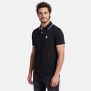U.S. POLO ASSN. Herren Poloshirt Shortsleeve P040 Schwarz-Beige-Größe M - Gr. M