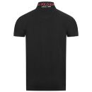 U.S. POLO ASSN. Herren Poloshirt Shortsleeve P040 Schwarz-Beige-Größe M - Gr. M