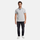 U.S. POLO ASSN. Herren Poloshirt Shortsleeve P040 Grau-Melange-Navy-Größe XXL - Gr. 2XL