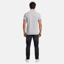 U.S. POLO ASSN. Herren Poloshirt Shortsleeve P040 Grau-Melange-Navy-Größe XXL - Gr. 2XL