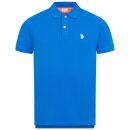 U.S. POLO ASSN. Herren Poloshirt Shortsleeve P039 Blau-Coral-Größe XL - Gr. XL