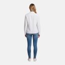 U.S. POLO ASSN. Damen Leinenshirt P045 Weiss-Navy Größe M - Gr. M