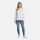 U.S. POLO ASSN. Damen Leinenshirt P045 Weiss-Navy Größe M - Gr. M