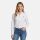 U.S. POLO ASSN. Damen Leinenshirt P045 Weiss-Navy Größe M - Gr. M