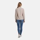 U.S. POLO ASSN. Damen Leinenshirt P045 Beige-Weiss Größe S - Gr. S