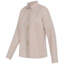 U.S. POLO ASSN. Damen Leinenshirt P045 Beige-Weiss Größe S - Gr. S