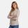 U.S. POLO ASSN. Damen Leinenshirt P045 Beige-Weiss Größe S - Gr. S