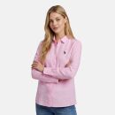 U.S. POLO ASSN. Damen Leinenshirt P045 Pink-Navy Größe M - Gr. M