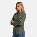 U.S. POLO ASSN. Damen Leinenshirt P045 Olive-Beige Größe L - Gr. L
