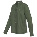 U.S. POLO ASSN. Damen Leinenshirt P045 Olive-Beige Größe L - Gr. L