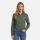 U.S. POLO ASSN. Damen Leinenshirt P045 Olive-Beige Größe L - Gr. L