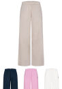 U.S. POLO ASSN. Damen Weite Hose aus Leinenmix P046