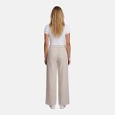 U.S. POLO ASSN. Damen Weite Hose aus Leinenmix P046 Beige-Weiss Größe XXL - Gr.2XL