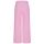 U.S. POLO ASSN. Damen Weite Hose aus Leinenmix P046 Pink-Navy Größe XXL - Gr.2XL