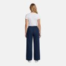U.S. POLO ASSN. Damen Weite Hose aus Leinenmix P046 Navy-Rot Größe XL - Gr.XL