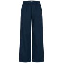 U.S. POLO ASSN. Damen Weite Hose aus Leinenmix P046 Navy-Rot Größe XL - Gr.XL