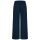 U.S. POLO ASSN. Damen Weite Hose aus Leinenmix P046 Navy-Rot Größe XL - Gr.XL