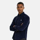 U.S. POLO ASSN. Herren Cord-Hemd P048 Navy-Beige Größe M - Gr.M