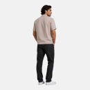 U.S. POLO ASSN. Herren Hemd mit Kubakragen P051 Beige-Navy Größe XL - Gr.XL