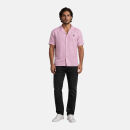 U.S. POLO ASSN. Herren Hemd mit Kubakragen P051 Pink-Navy Größe M - Gr.M