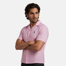 U.S. POLO ASSN. Herren Hemd mit Kubakragen P051 Pink-Navy Größe M - Gr.M