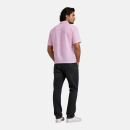 U.S. POLO ASSN. Herren Hemd mit Kubakragen P051 Pink-Navy Größe M - Gr.M