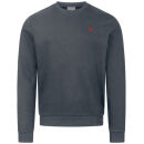 U.S. POLO ASSN. Herren Sweatshirt Pullover P015 Darkgrey-Wine-Größe XXXL - Gr. 3XL