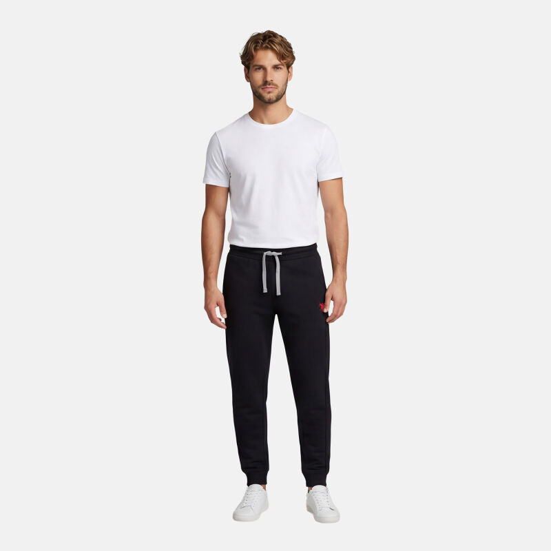 U.S. POLO ASSN. Herren Jogginghose P052 Schwarz-Rot Größe XXL - Gr.2XL