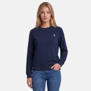 U.S. POLO ASSN. Damen Sweatshirt Pullover P016 Navy-Beige-Größe XXL - Gr.2XL