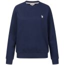 U.S. POLO ASSN. Damen Sweatshirt Pullover P016 Navy-Beige-Größe XXL - Gr.2XL
