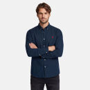 U.S. POLO ASSN. Herren Leinenmix Hemd Button-Down P049