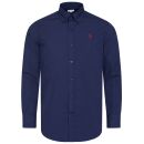 U.S. POLO ASSN. Herren Hemd Button-Down P050 Navy-Rot Größe XXL - Gr.2XL
