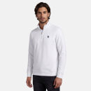 U.S. POLO ASSN. Herren Half-Zip Sweatshirt P053 Weiss-Navy Größe XXXL - Gr.3XL