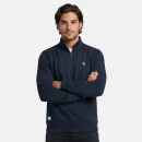 U.S. POLO ASSN. Herren Half-Zip Sweatshirt P053 Navy-Hellblau Größe XXL - Gr.2XL
