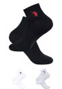 U.S. POLO ASSN. Herren Halbsocken Quarter-Socken 6-er...