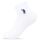 U.S. POLO ASSN. Herren Halbsocken Quarter-Socken 6-er Pack P054 Weiss Größe 35-38