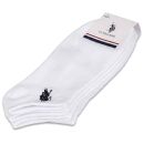 U.S. POLO ASSN. Herren Kurzsocken Sneaker-Socken 6-er Pack P055 Weiss Größe 35-38
