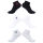 U.S. POLO ASSN. Herren Kurzsocken Sneaker-Socken 6-er Pack P055 GrauMel-Weiss-Schwarz Größe 39-42